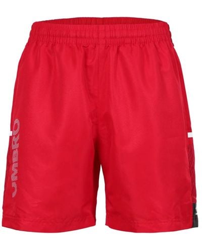 Umbro Sportswear polyester shorts spl net g - Rosso