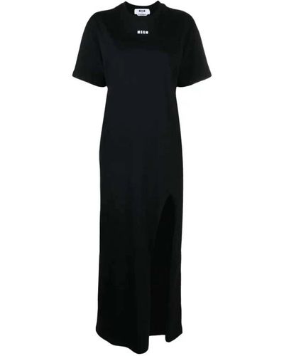 MSGM Maxi Dresses - Black