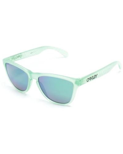 Oakley Grüne sonnenbrille stilvoll alltagstauglich - Blau