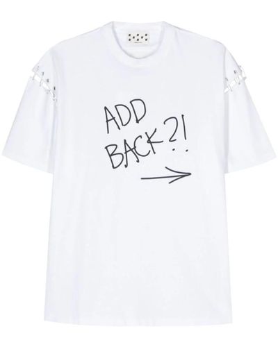 AVAVAV Einzigartiges broken t-shirt für frauen - Weiß
