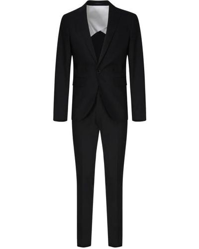 DSquared² Single Breasted Suits - Black