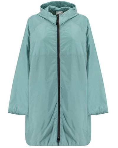 Aspesi Women& clothing jackets coats acquamarina - Blu