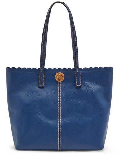Maliparmi Shopping textured leather - Blu