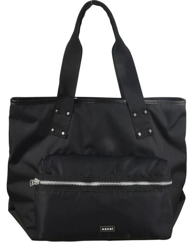 Sacai Tote Bags - Black