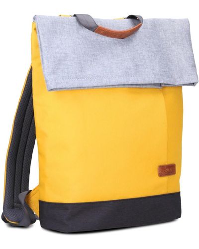 Zwei Sportlicher, funktionaler rucksack - Gelb