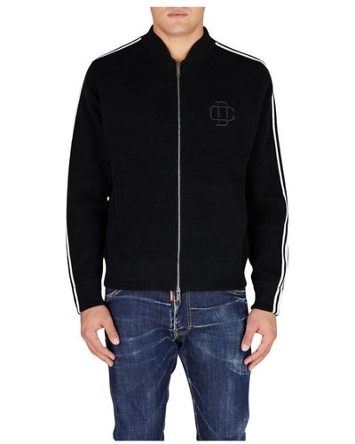 DSquared² Sweatshirts & hoodies > zip-throughs - Noir