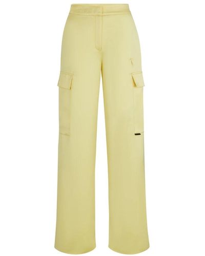 BOSS Straight Trousers - Yellow
