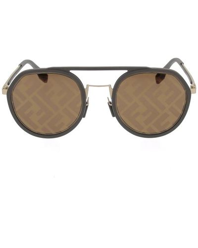 Fendi Stylische sonnenbrille - Grau