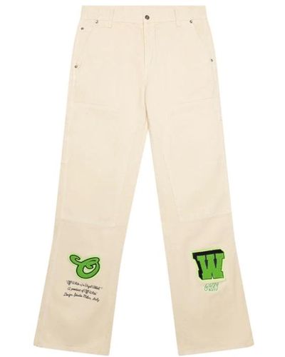 Off-White c/o Virgil Abloh Trousers - Weiß