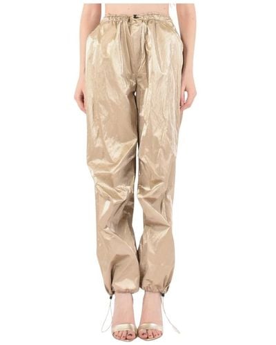 Just Cavalli Straight Trousers - Natural