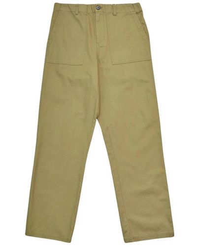 Les Deux Straight Trousers - Green