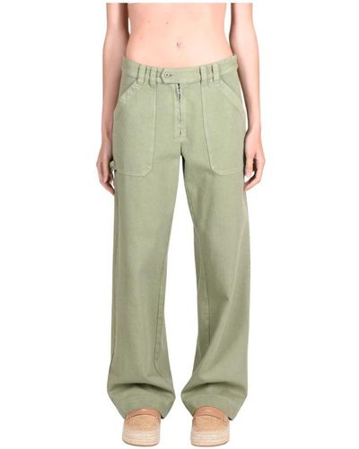 A.P.C. Wide Trousers - Green