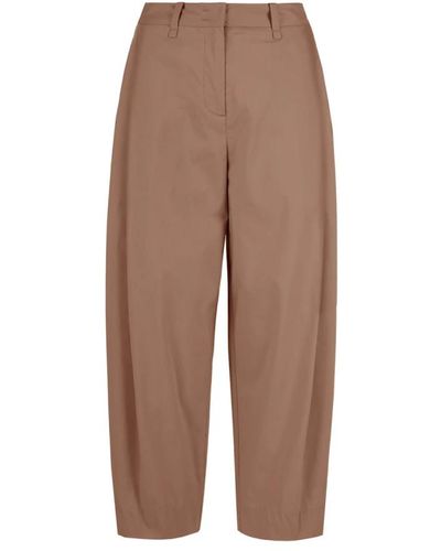 Bomboogie Trousers > wide trousers - Marron