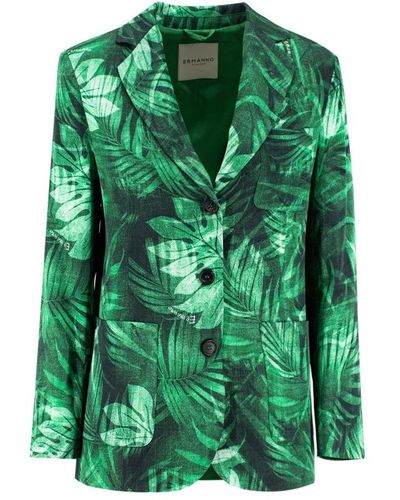 Ermanno Scervino Blazers - Green