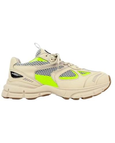 Axel Arigato Und Neon Gelbe Marathon Runner Sneakers