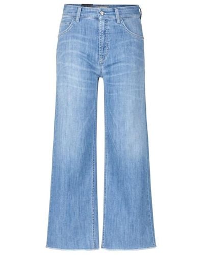 Cambio Wide leg jeans celia - Blau