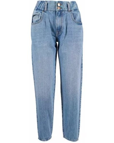 Yes-Zee Jeans > loose-fit jeans - Bleu
