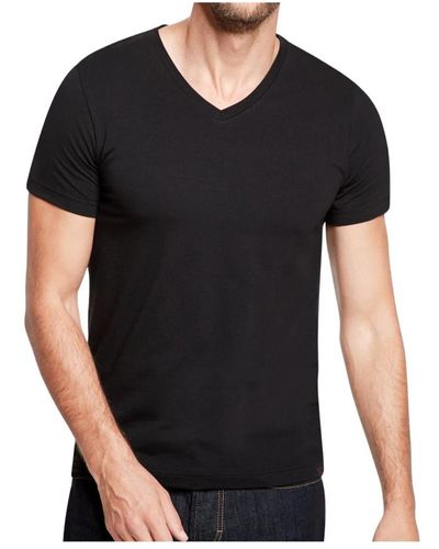 Strellson Basic v-ausschnitt t-shirt 2er pack - Schwarz