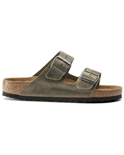 Birkenstock Khaki soft sandal - Marrone