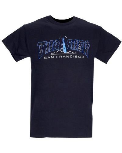 Thrasher T-Shirts - Blau