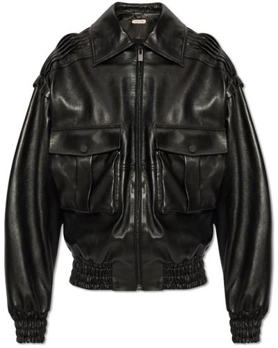 The Mannei Jackets > leather jackets - Noir