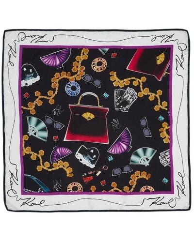 Karl Lagerfeld Silky Scarves - Multicolour