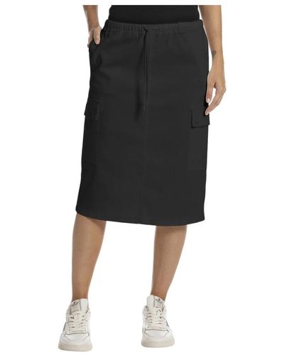 Replay Skirts > midi skirts - Noir