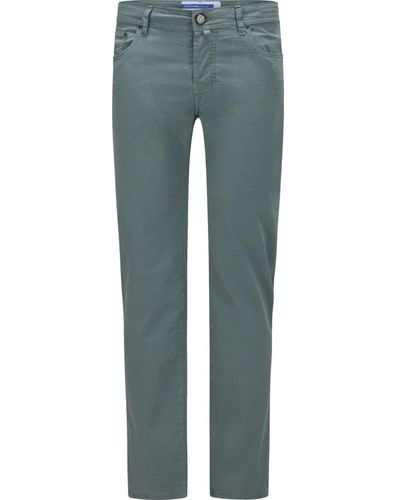 Jacob Cohen Trousers > slim-fit trousers - Vert