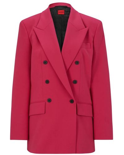 BOSS Jackets > blazers - Rouge