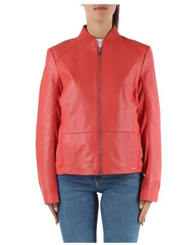 Rino & Pelle Jackets > leather jackets - Rouge