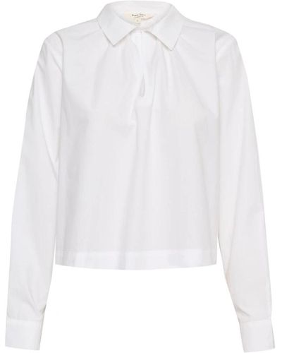 Part Two Blusa blanca con mangas largas - Blanco