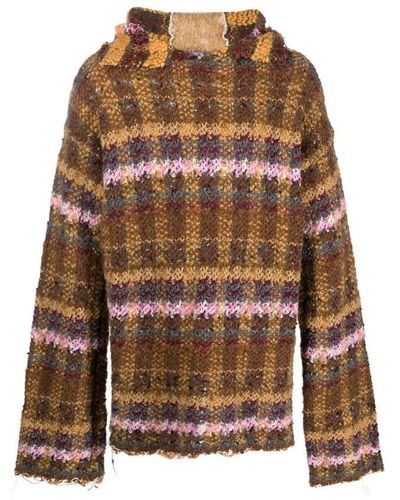 VITELLI Round-Neck Knitwear - Brown