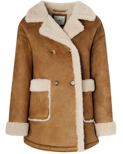 Pepe Jeans Single-breasted coats - Braun