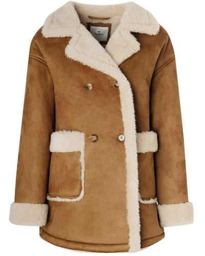 Pepe Jeans Jackets > faux fur & shearling jackets - Marron