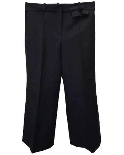 Khaite Trousers > cropped trousers - Noir