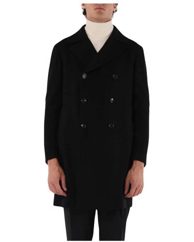 Tagliatore Coats > double-breasted coats - Noir