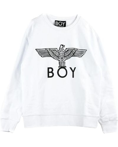 BOY London Eagle Scribble Sweatshirt - Weiß