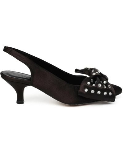 FABIENNE CHAPOT Elegante kitten heel - Negro