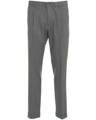 BRIGLIA Suit Trousers - Grey