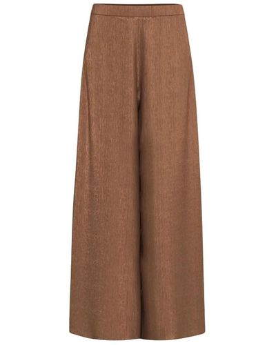 Emme Di Marella Wide Trousers - Brown