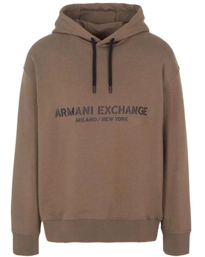 Armani Exchange Sweatshirts & hoodies > hoodies - Marron
