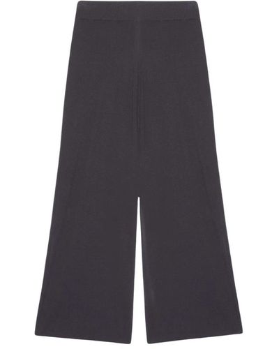 Elena Miro Trousers > wide trousers - Gris