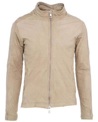 Giorgio Brato Jackets > leather jackets - Neutre