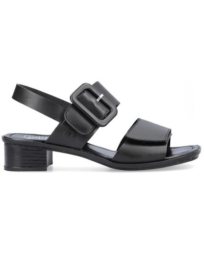 Rieker Flat sandals - Nero