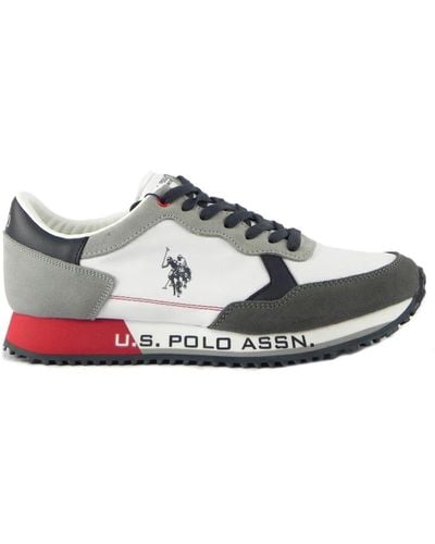U.S. POLO ASSN. Weiß/blau sneakers - Grau
