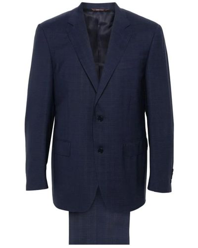 Canali Suits > suit sets > single breasted suits - Bleu