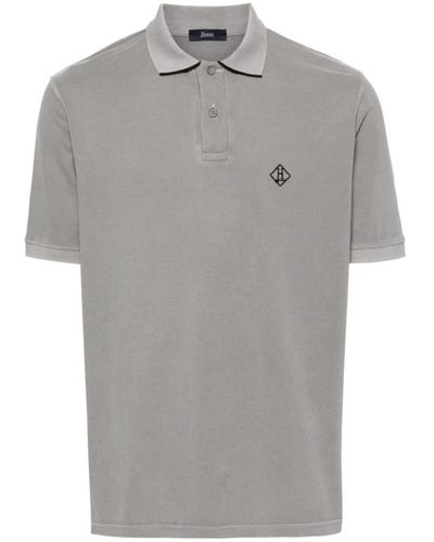 Herno Polo Shirts - Grey