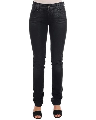 John Galliano Jeans gris lavado regular fit - Negro