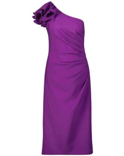 Joseph Ribkoff Midi Dresses - Purple