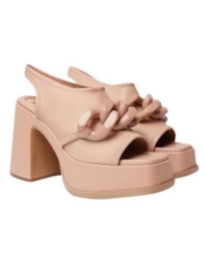 Stella McCartney Chunky falabella plateau sandalen - Pink